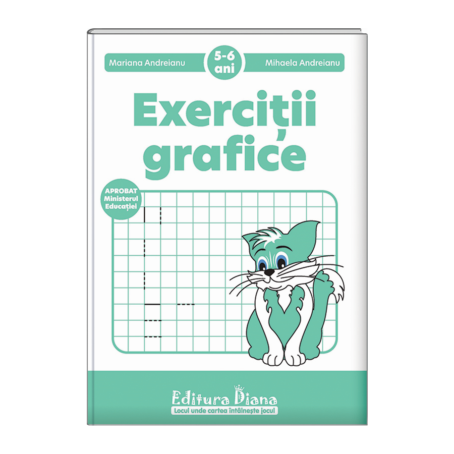 Exerciții grafice, 5-6 ani (B5) edituradiana.ro