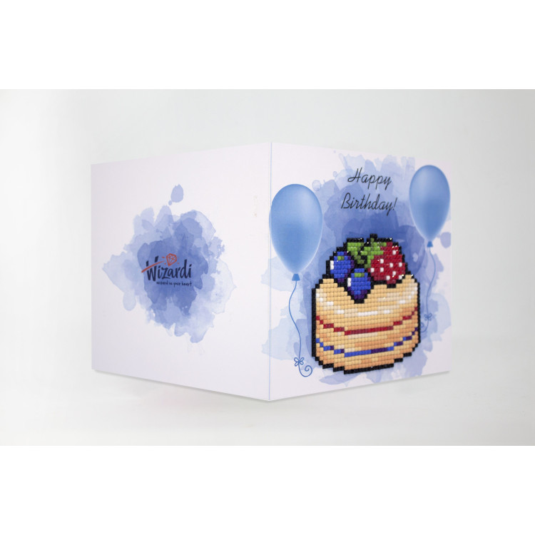 Felicitare cu diamante - La mulți ani