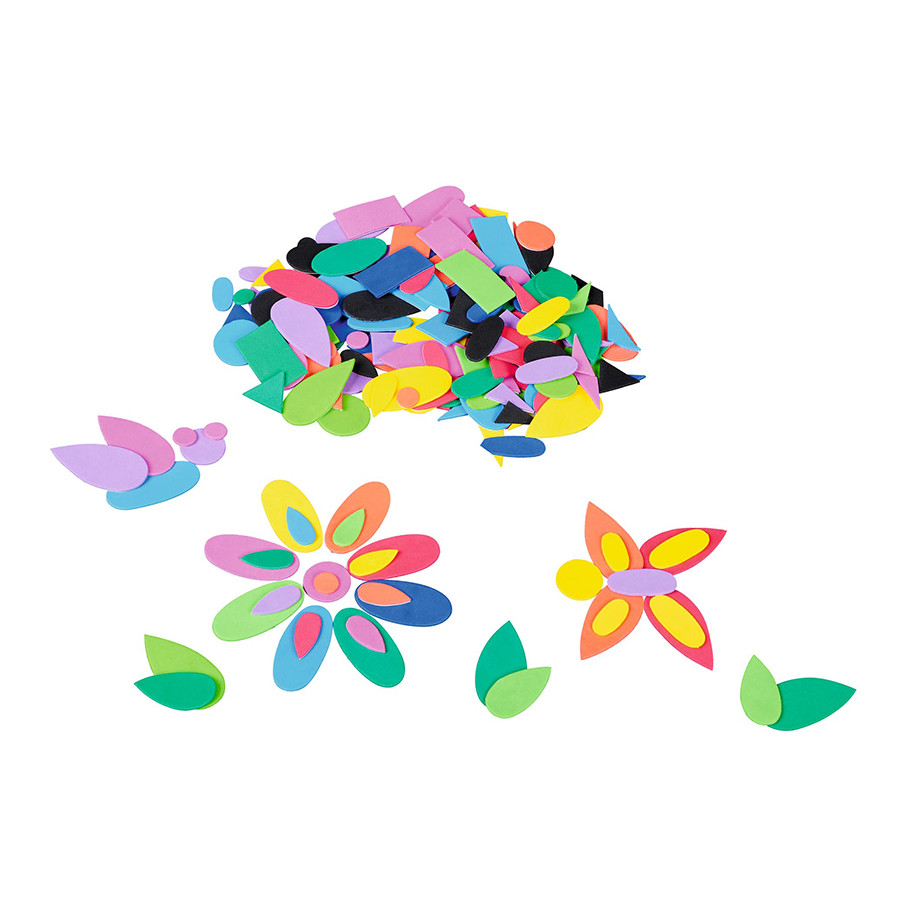 Set de 1000 de forme multicolore adezive din spumă edituradiana.ro imagine 2022