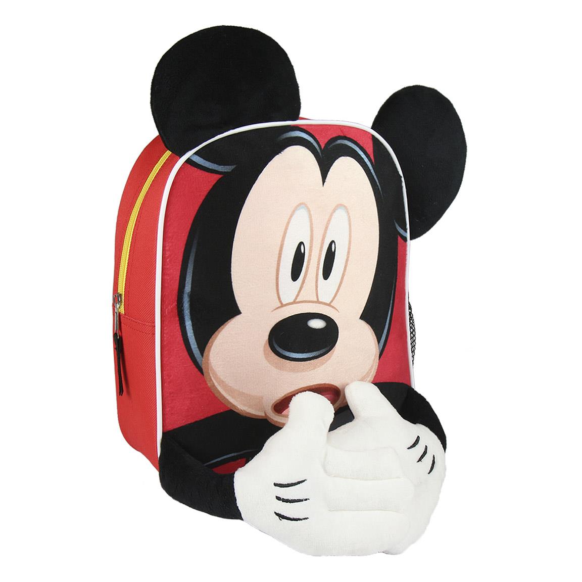 Ghiozdan de grădiniță cu brațe – 3D Mickey Mouse, 26 x 30 x 34 cm edituradiana.ro