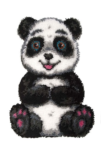 Goblen cu punct de nod tip covoraș – Panda, 51 x 69 cm edituradiana.ro imagine 2022