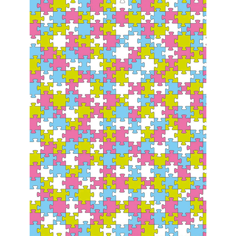 Hârtie decopatch- Puzzle multicolor edituradiana.ro