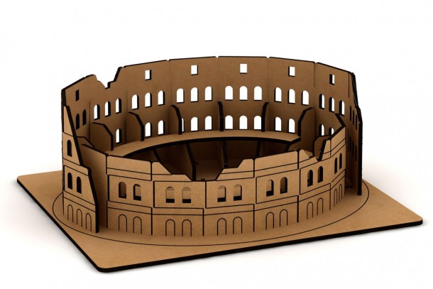 Joc de asamblarea din lemn - colosseum roma.