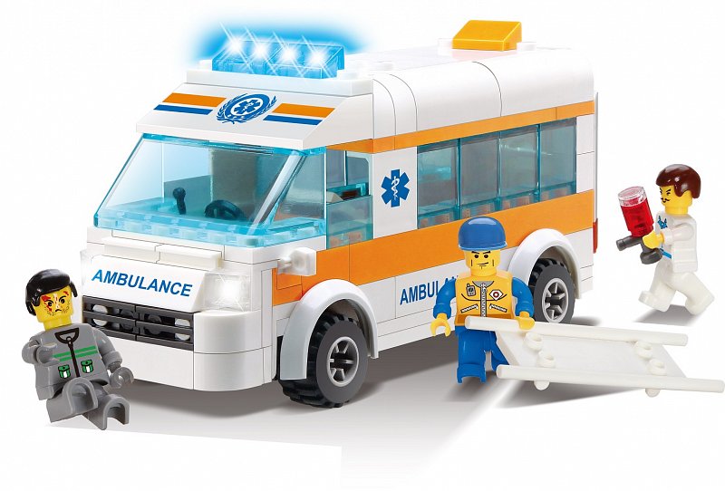 Joc de construcție - orașul meu - ambulanță