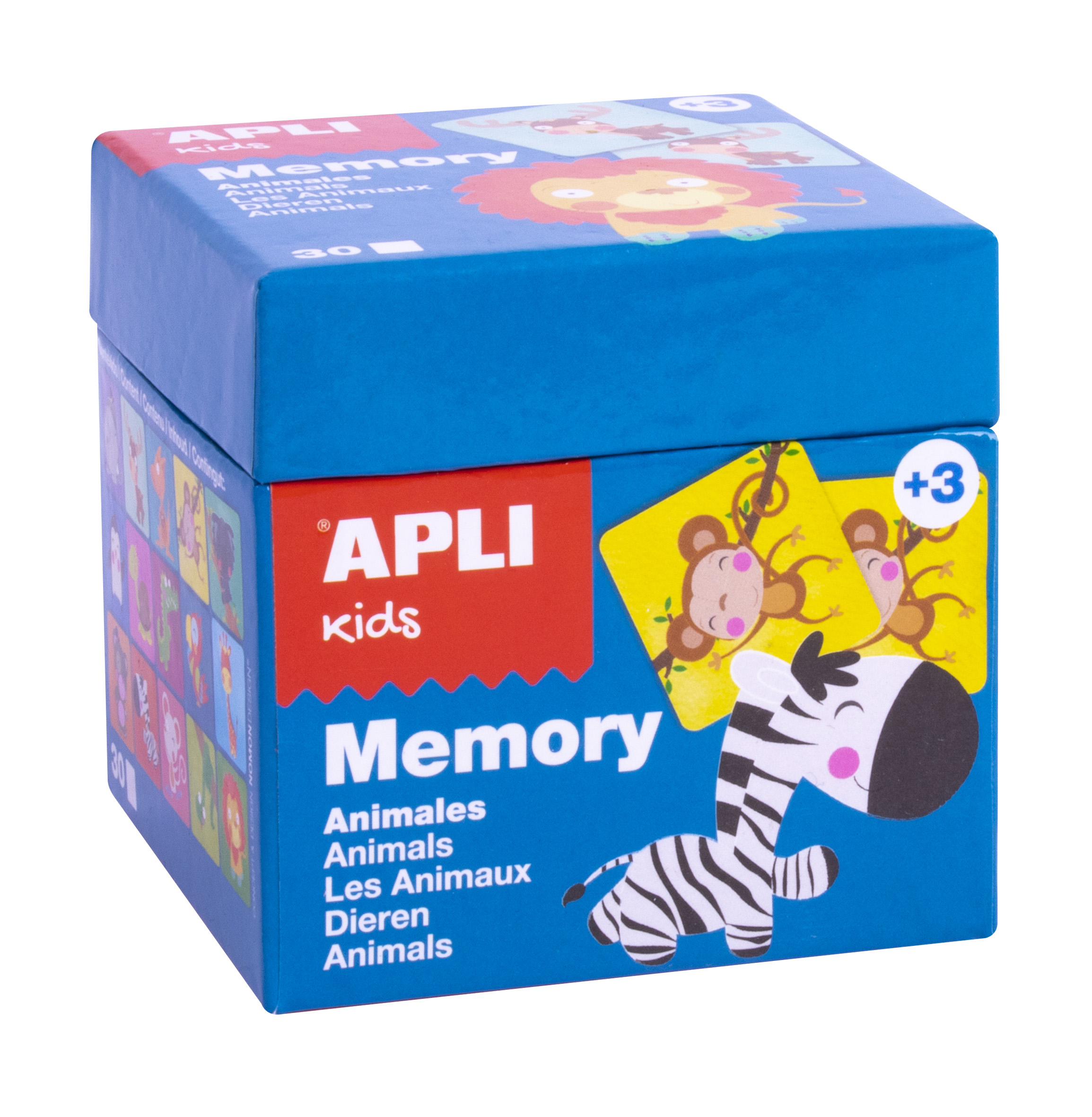 Joc de memorie cu 30 de piese - animale