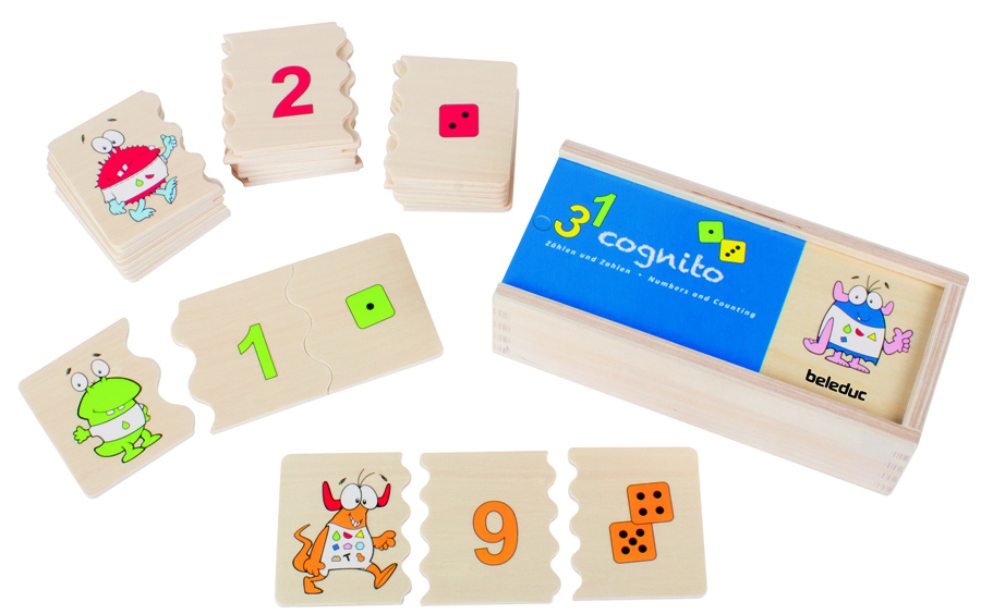Joc de puzzle cognito - recunoaște numerele
