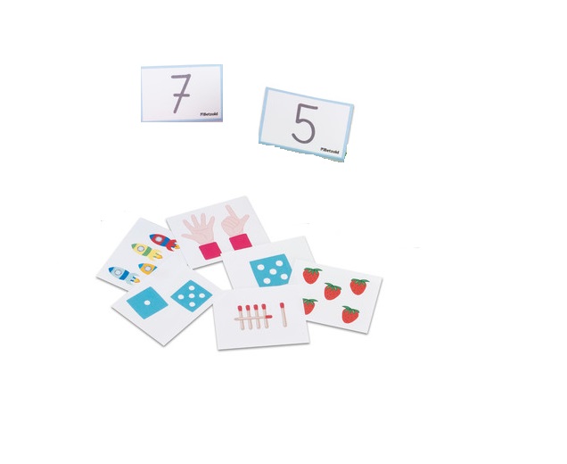 Joc de sortare cu 80 carduri – Cantități și numere cantități
