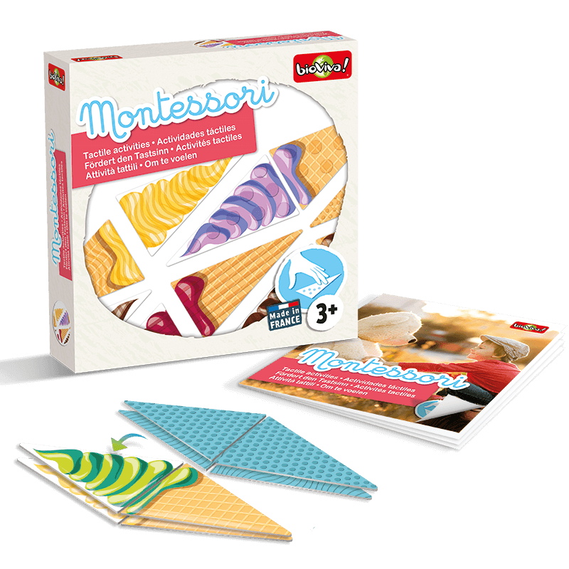 Joc montessori de asociere - eu ating