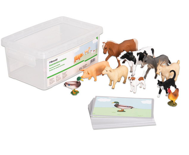 Joc Montessori pentru dezvoltarea vocabularului – Animale de la fermă Animale poza 2022