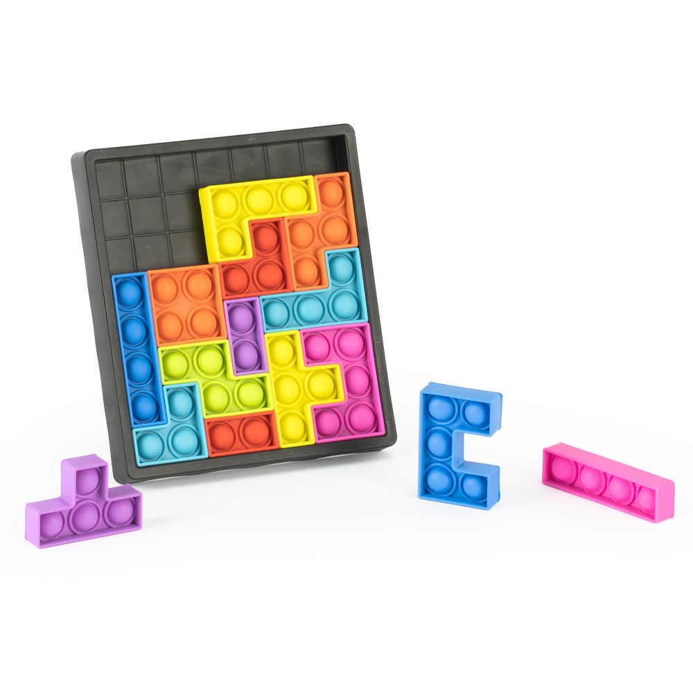 Joc senzorial cu piese pop-it - Tetris