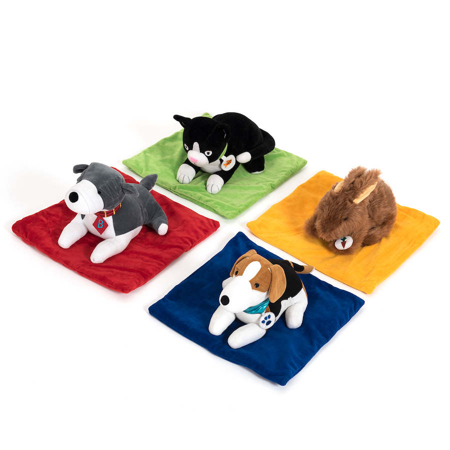 Jucărie cu pătură ponderată – Cățel Beagle imagine 2022