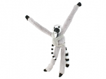 Vezi detalii pentru Jucărie din pluș agățătoare - Lemur cu pui