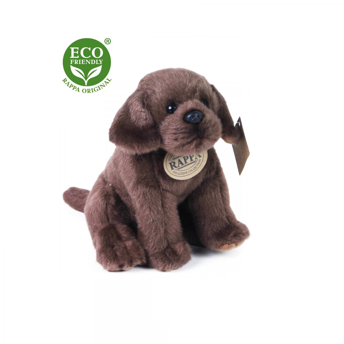 Jucărie din pluș – Labrador maro în șezut, 20 cm