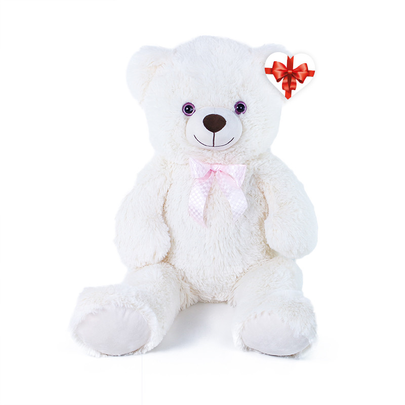 Jucărie mare din pluș – Ursul Lily cu felicitare, 78 cm Animale