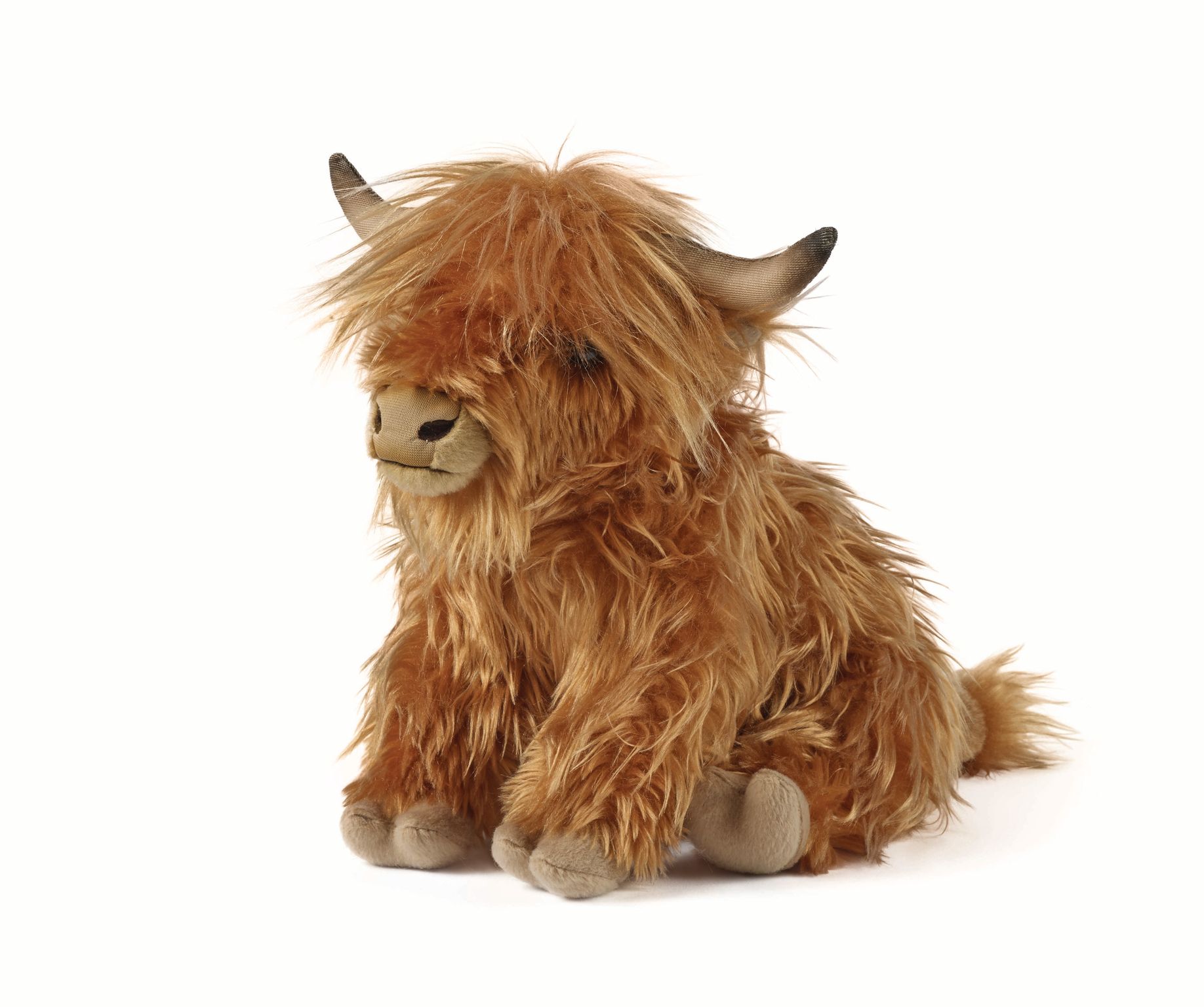 Jucărie de pluș cu sunet - Vacă scoțiană (mare)