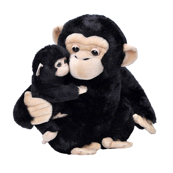 Jucărie din pluș – Cimpanzeu, 30 cm cu pui, 13 cm edituradiana.ro imagine 2022