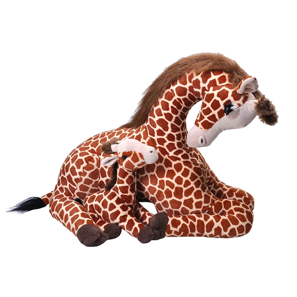 Jucărie din pluș – Girafă, 76 cm cu pui, 30 cm Animale poza 2022