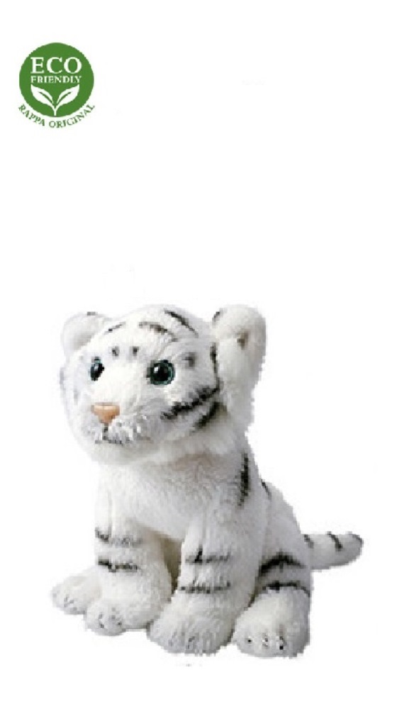 Jucărie din pluș - Tigru alb, 15 cm 
