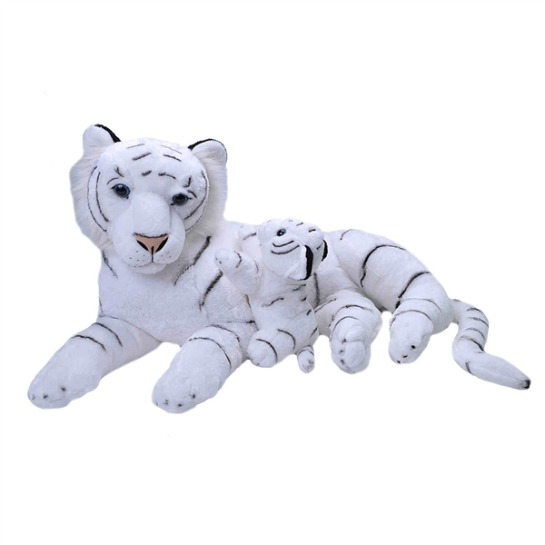 Jucărie din pluș – Tigru alb, 76 cm cu pui, 30 cm edituradiana.ro poza 2022