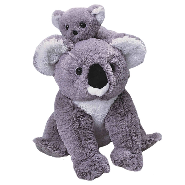 Jucărie din pluș - urs koala, 30 cm cu pui, 13 cm
