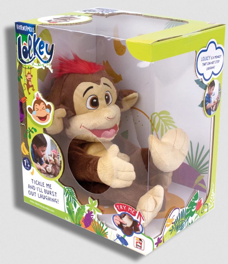 Jucărie interactivă din pluș – Maimuța Lolkey edituradiana.ro imagine 2022