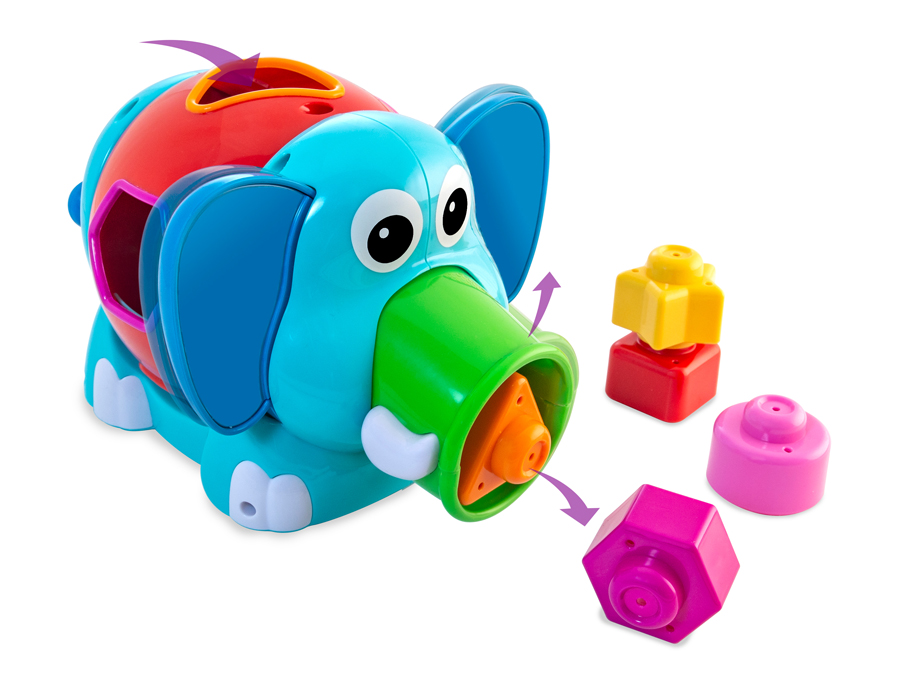 Jucărie pentru bebeluși – Elefantino imagine 2022