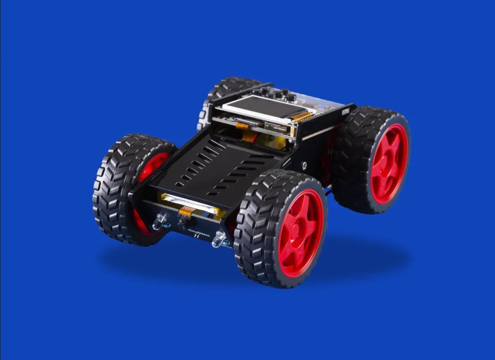 Kit construiește și codează – Prima mea mașină-robot cu inteligență artificială Wheelson aplicatii poza 2022