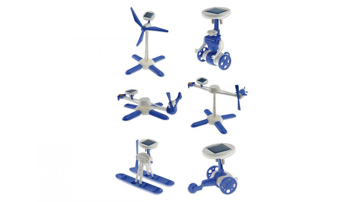 Kit de construcție 6 în 1 cu energie solară
