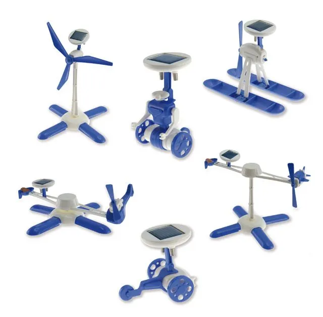 Kit de construcție 6 în 1 cu energie solară
