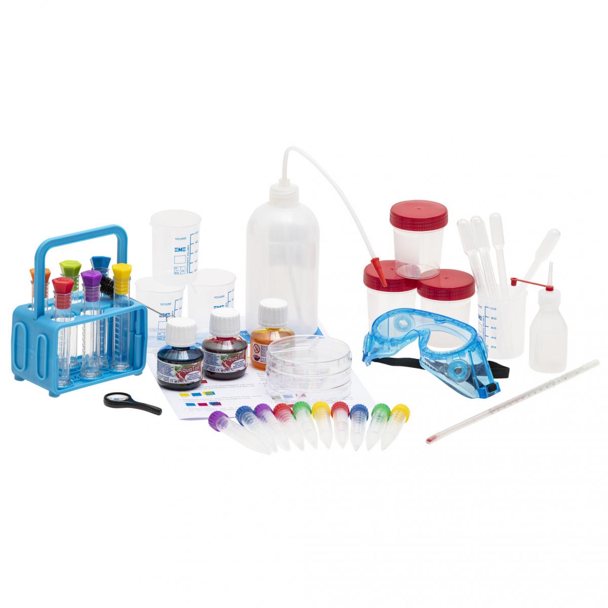 Kit pentru experimente științifice pentru laborator cu 29 accesorii