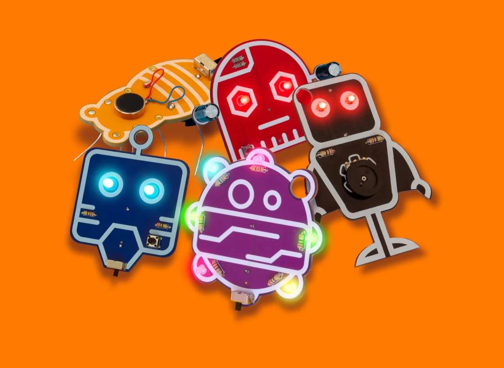 Kit robotică – 5 Wacky Robots pentru practică electronică edituradiana.ro imagine 2022