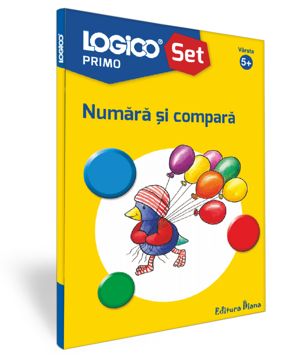 MAPA LOGICO PRIMO – Numără și compară (5+) edituradiana.ro