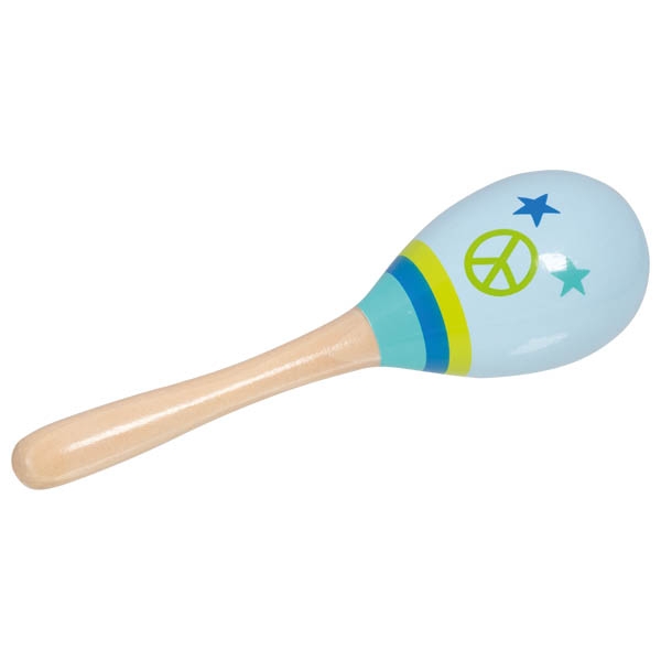 Maracas albastru - Peace