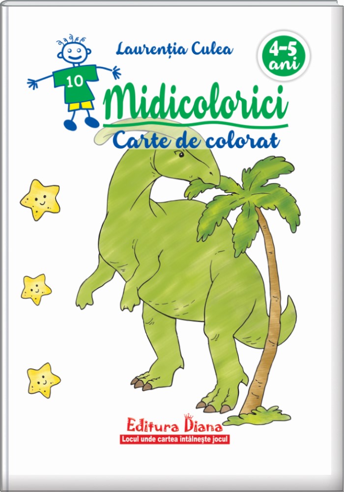 Midicolorici - Carte de colorat 4-5 ani