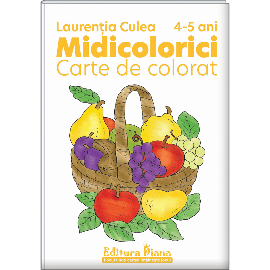 Midicolorici – Carte de colorat 4-5 ani edituradiana.ro