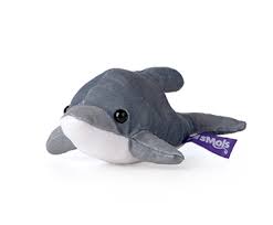 Mini jucărie din pluș – Delfin, 15 cm Animale