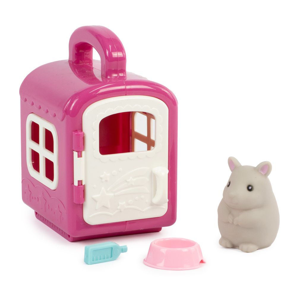 Vezi detalii pentru Mini Pet - Hamster cu accesorii și cușcă