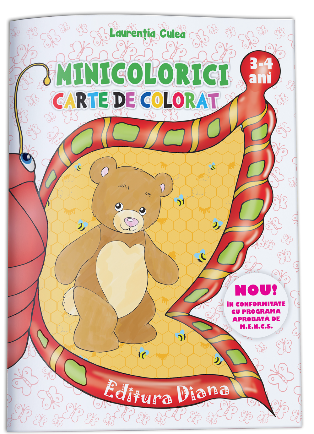 Minicolorici - Carte de colorat 3-4 ani