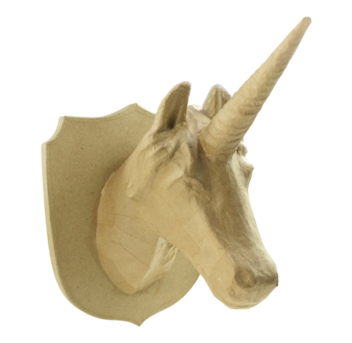 Obiect pentru decorat – Trofeu unicorn (35 cm) edituradiana.ro imagine 2022