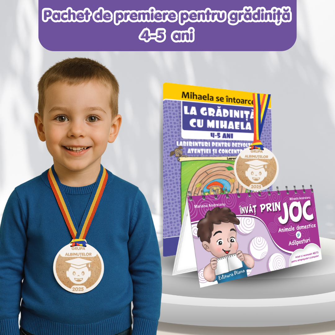 Pachet de premiere pentru grădiniță, 4-5 ani