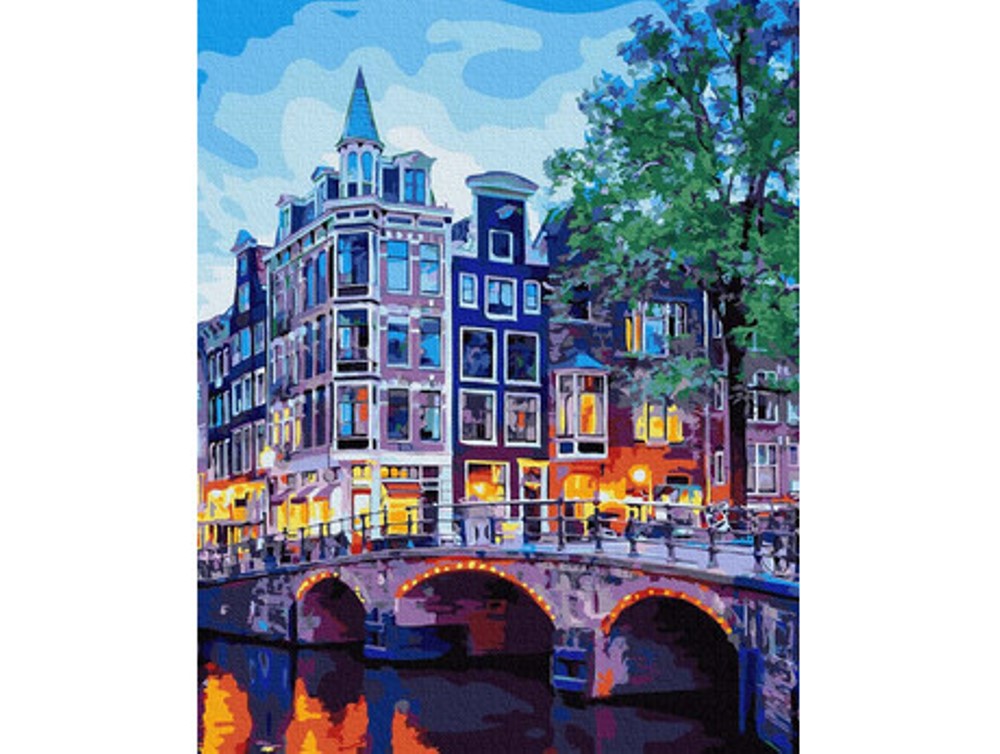 Pictură pe numere - Amsterdam, 40 x 50 cm
