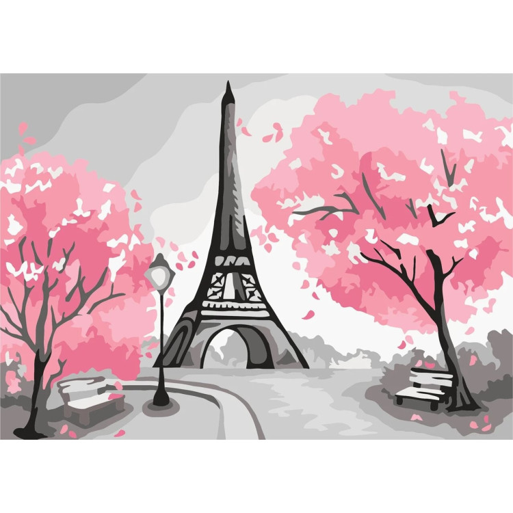 Pictură pe numere -Paris, orașul iubirii