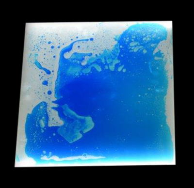 Placă de podea luminoasă cu lichid colorat (Albastru) edituradiana.ro poza 2022