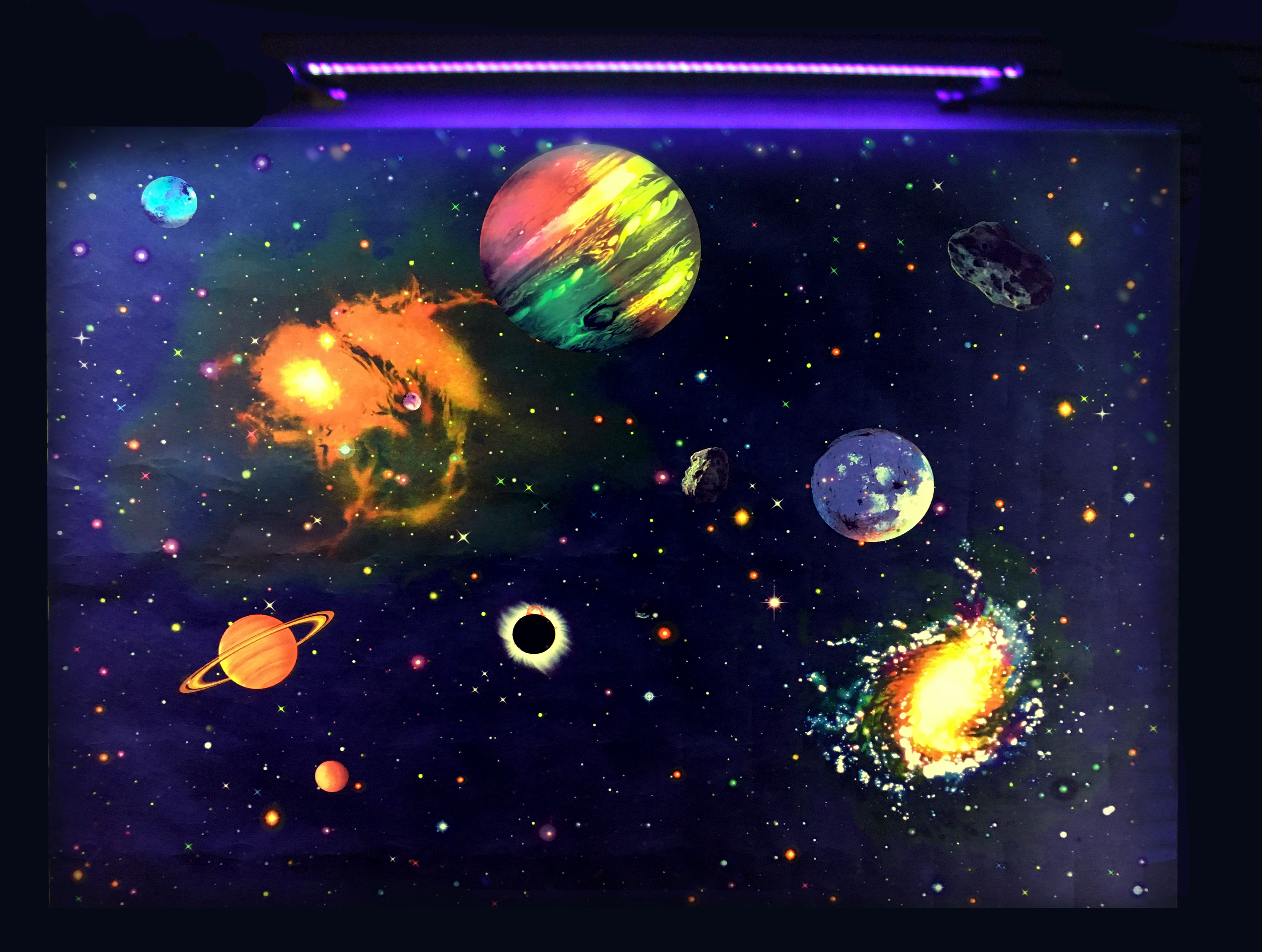 Poster UV – Galaxie (180 x 135 cm) edituradiana.ro imagine 2022