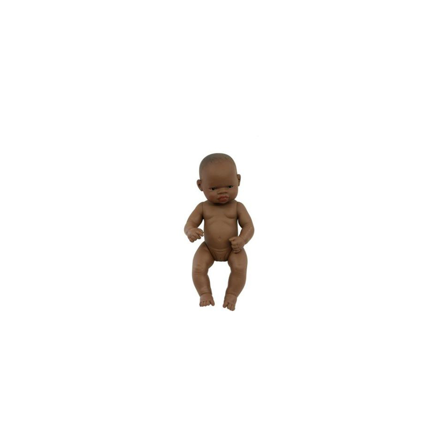 Păpușă bebeluș african – fată 32 cm imagine 2022