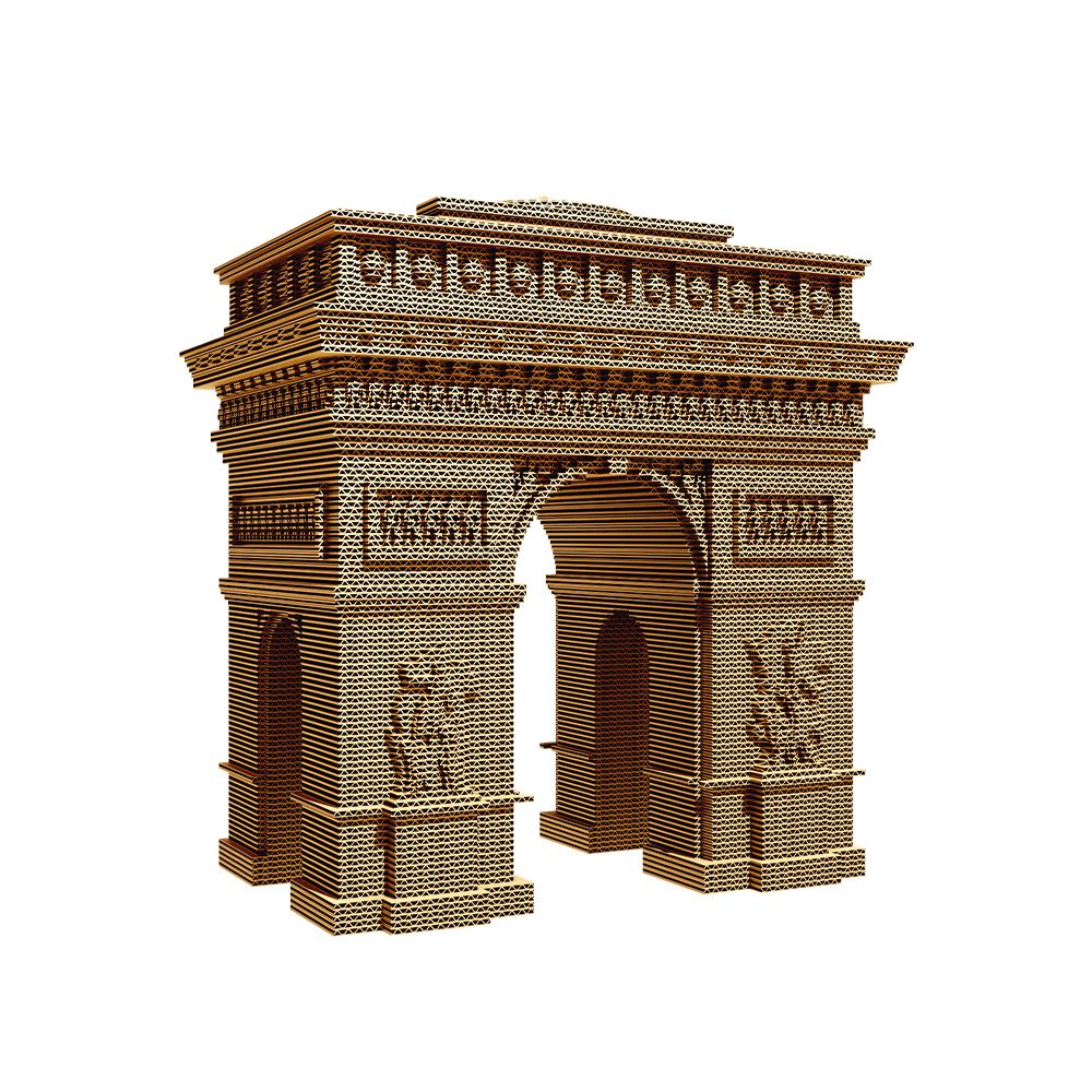 Puzzle 3D din carton - Arcul de Triumf din Paris