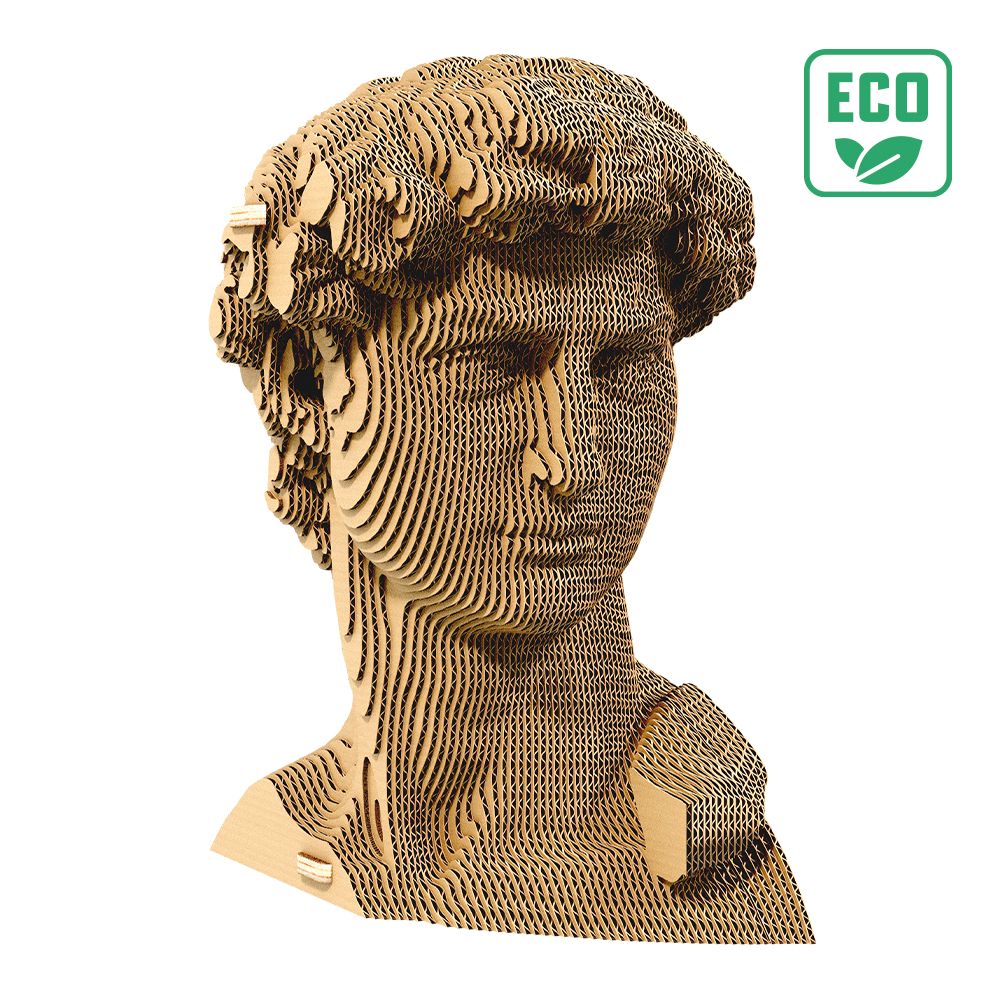 Puzzle 3D din carton - David