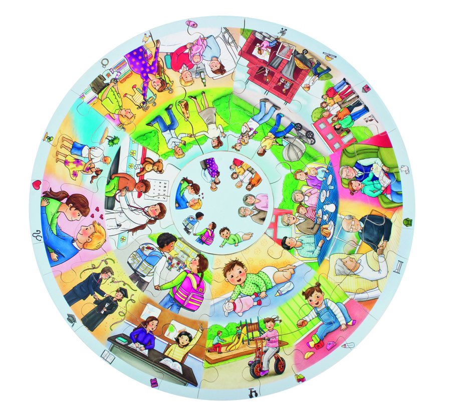 Puzzle circular XXL - Viața mea