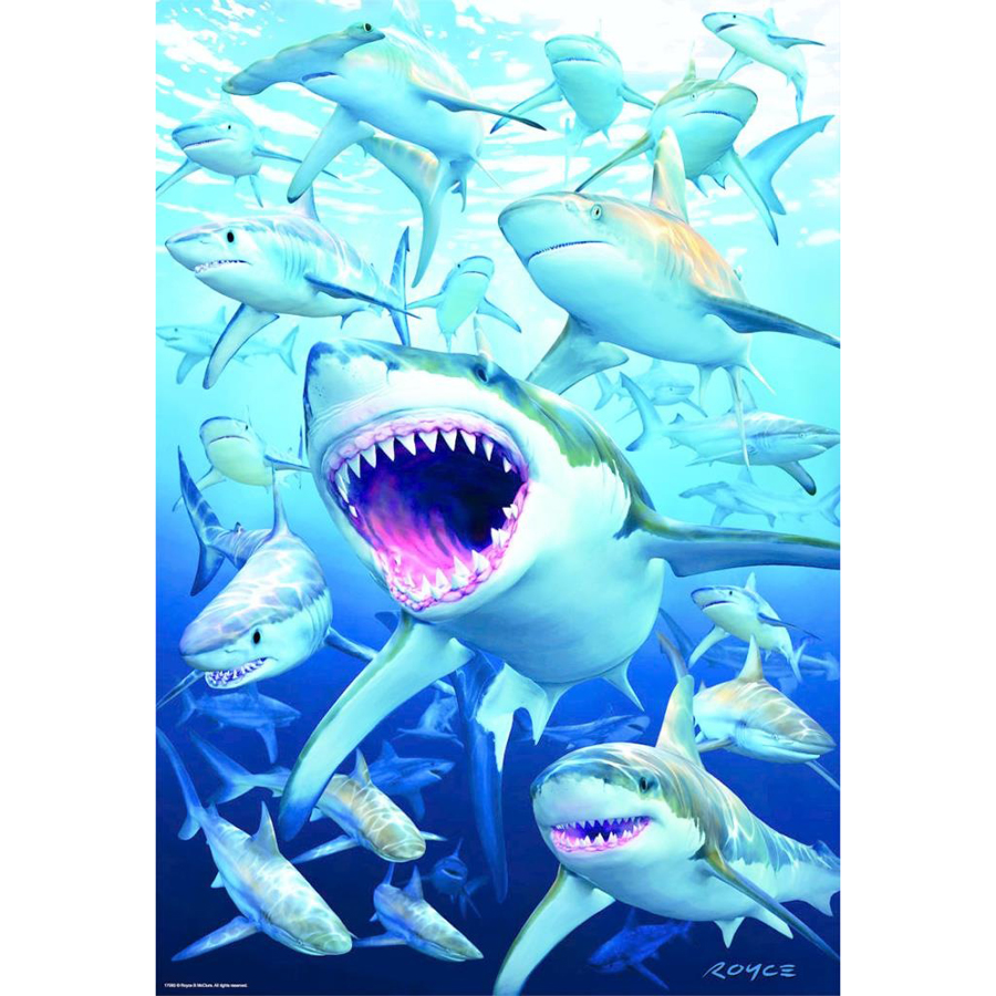 Puzzle – Clubul rechinilor, 500 de piese edituradiana.ro