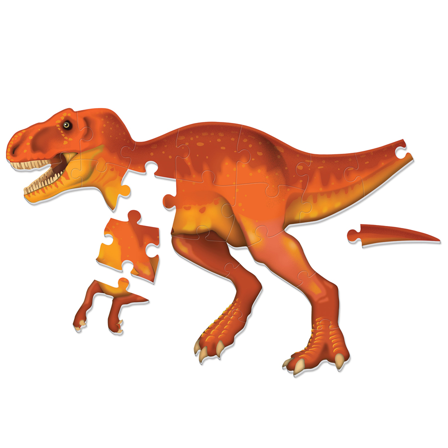 Puzzle de podea - Dinozaur T-Rex